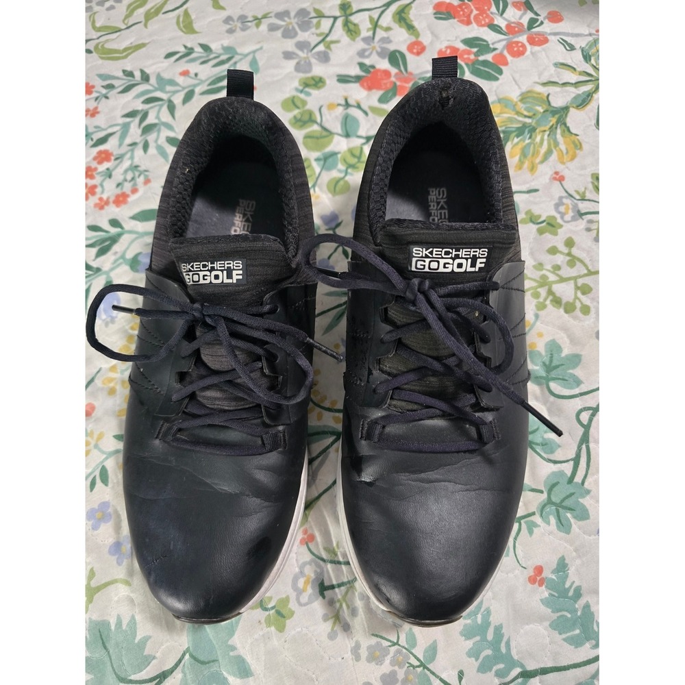 Skechers Go Golf Performance Black Spikeless Golf Shoes Mens 7.5 14895 BKW